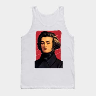 Polish Poet Adam Mickiewicz illustration Tank Top